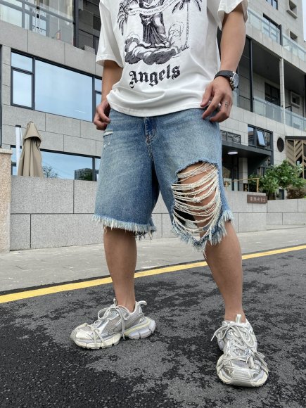 Balenciaga - Мужские джинсовые шорты LE_2606BA2