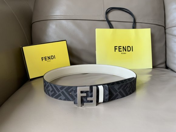 Fendi Мужской двусторонний ремень RE_1005FE3