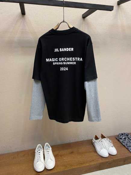 Jil Sander - Мужская кофта лонгслив DZ_2708JS4 Jil Sander - Мужская кофта лонгслив DZ_2708JS4