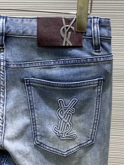 Saint Laurent - Мужские штаны джинсы TI_0104SL5