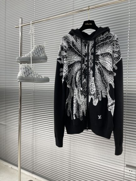 Louis Vuitton & Yayoi Kusama - Мужская кофта толстовка TI_2111LV4 Louis Vuitton & Yayoi Kusama - Мужская кофта толстовка TI_2111LV4