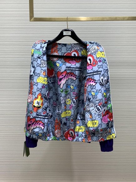 Gucci - Мужская двухсторонняя куртка ветровка TI_3007GU11