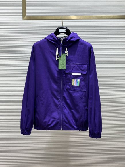 Gucci - Мужская двухсторонняя куртка ветровка TI_3007GU11 Gucci - Мужская двухсторонняя куртка ветровка TI_3007GU11