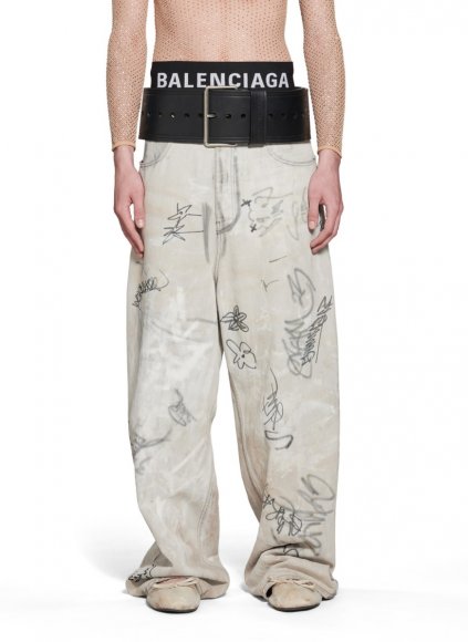 Balenciaga - Мужские штаны джинсы TJ_0510BA1 Balenciaga - Мужские штаны джинсы TJ_0510BA1