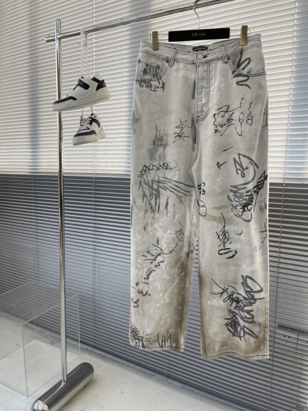 Balenciaga - Мужские штаны джинсы TJ_0510BA1 Balenciaga - Мужские штаны джинсы TJ_0510BA1