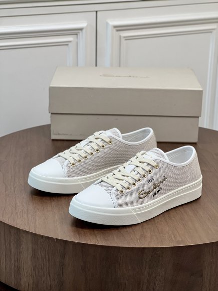 Santoni - Мужские кеды кроссовки BL_1408SA1 Santoni - Мужские кеды кроссовки BL_1408SA1