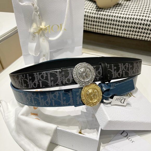Dior Мужской ремень 3.5см. RE_1005DI7