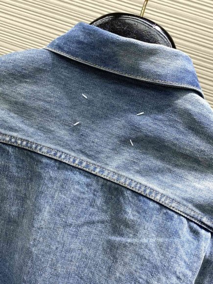 Maison Margiela MM6 - Мужская джинсовая куртка рубашка TI_0104MM8 Maison Margiela MM6 - Мужская джинсовая куртка рубашка TI_0104MM8