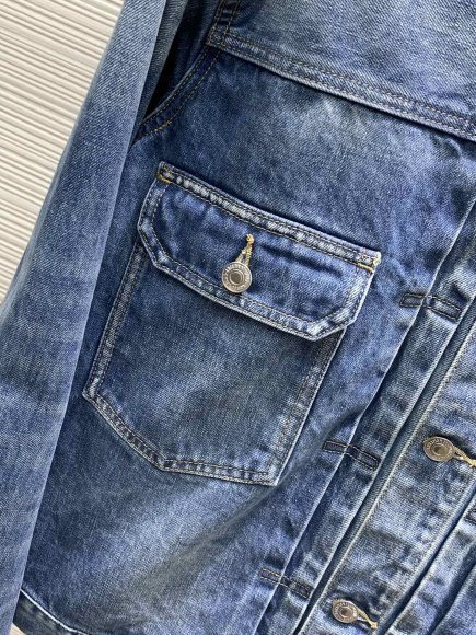 Maison Margiela MM6 - Мужская джинсовая куртка рубашка TI_0104MM8 Maison Margiela MM6 - Мужская джинсовая куртка рубашка TI_0104MM8