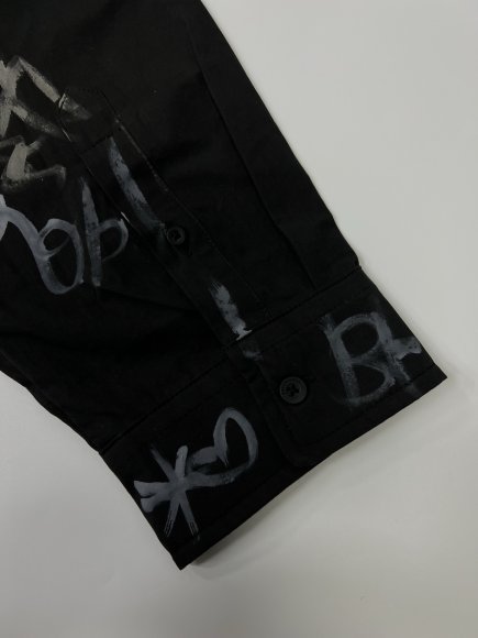 Balenciaga Graffiti - Мужская рубашка C1_1406BA3 Balenciaga Graffiti - Мужская рубашка C1_1406BA3