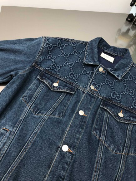 Gucci - Мужская джинсовая рубашка куртка DZ_0205GU2 Gucci - Мужская джинсовая рубашка куртка DZ_0205GU2