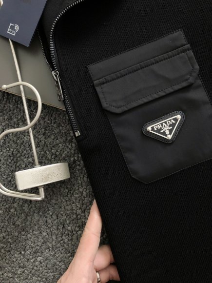 Prada - Мужская утепленная кофта свитер DF_1511PR3