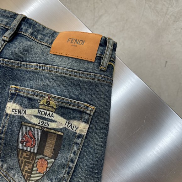 Fendi - Мужские штаны джинсы AH_1812FE1