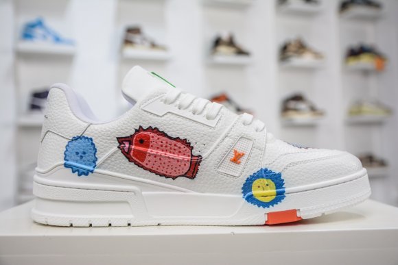 Louis Vuitton & Yayoi Kusama - Мужские кроссовки PH_1804LV1 Louis Vuitton & Yayoi Kusama - Мужские кроссовки PH_1804LV1