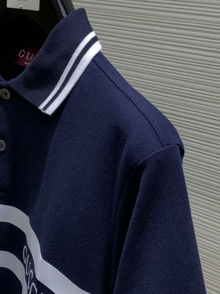 Gucci - Мужская футболка майка поло TI_0606GU5 Gucci - Мужская футболка майка поло TI_0606GU5