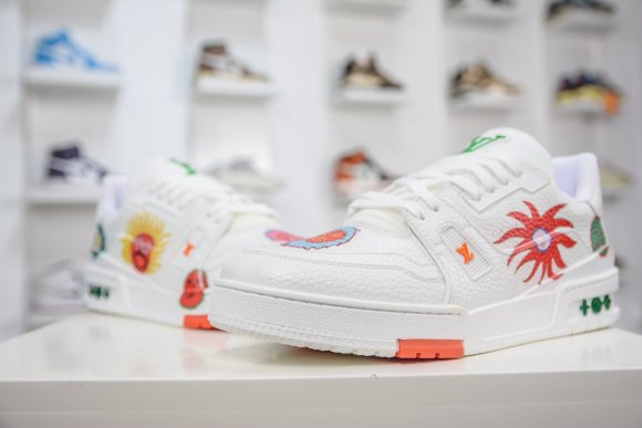 Louis Vuitton & Yayoi Kusama - Женские кроссовки PH_1804LV1W Louis Vuitton & Yayoi Kusama - Женские кроссовки PH_1804LV1W