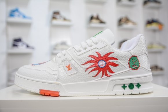 Louis Vuitton & Yayoi Kusama - Женские кроссовки PH_1804LV1W Louis Vuitton & Yayoi Kusama - Женские кроссовки PH_1804LV1W