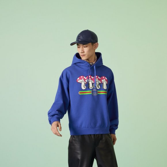 Gucci - Мужская кофта худи ACE_1009GU8 Gucci - Мужская кофта худи ACE_1009GU8