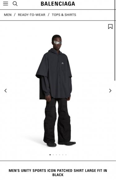 Balenciaga Unity Sports Icon - Мужская рубашка кофта толстовка TJ_1903BA4