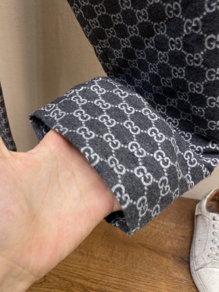 Gucci - Мужские шерстяные штаны брюки DZ_1909GU9