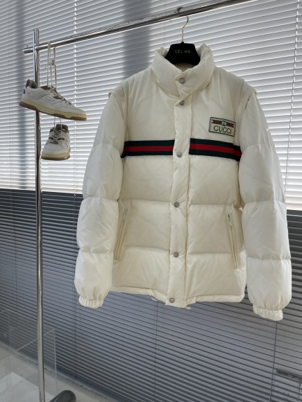Gucci Web - Женская куртка пуховик трансформер жилет DZ_2211GU4