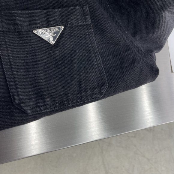 Prada - Мужская джинсовая рубашка куртка DZ_2808PR2