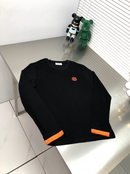 Hermes - Мужская кофта пуловер DZ_1710HE2  Hermes - Мужская кофта пуловер DZ_1710HE2