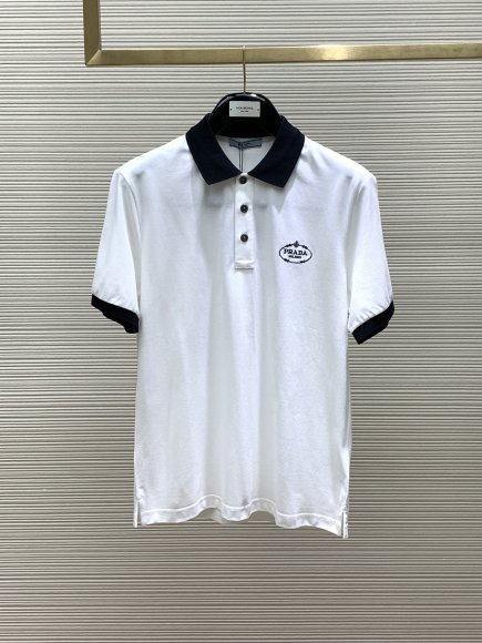 Prada - Мужская футболка майка поло TI_0606PR8 Prada - Мужская футболка майка поло TI_0606PR8