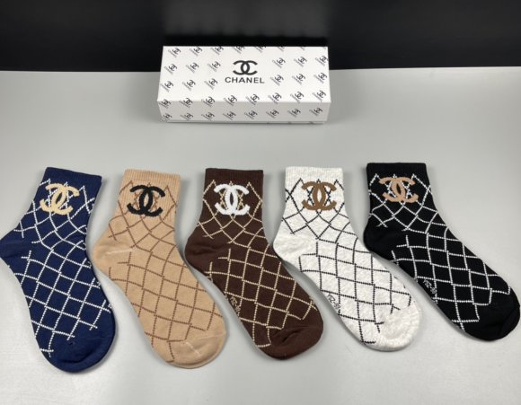 Chanel носки комплект 5 пар AC_0502CH2