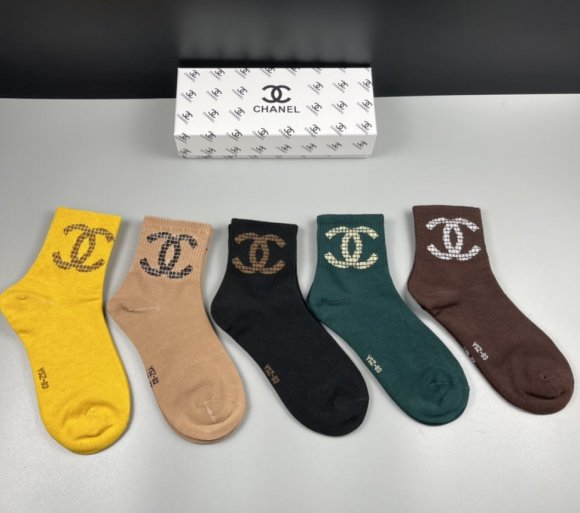 Chanel носки комплект 5 пар AC_0502CH2