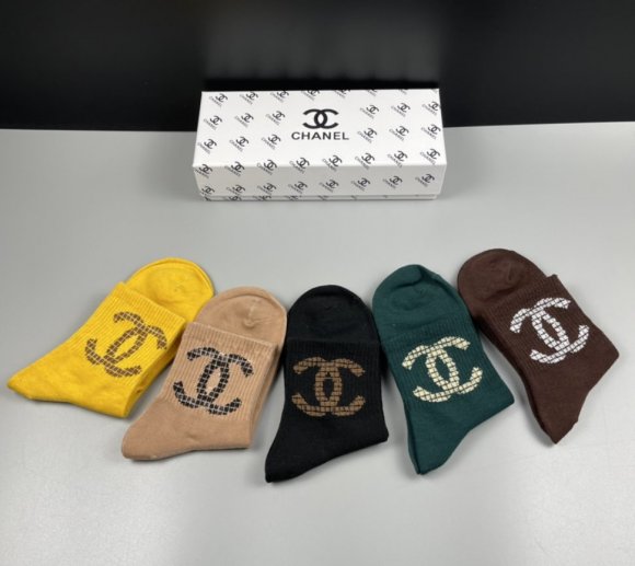 Chanel носки комплект 5 пар AC_0502CH2