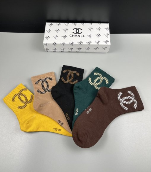 Chanel носки комплект 5 пар AC_0502CH2