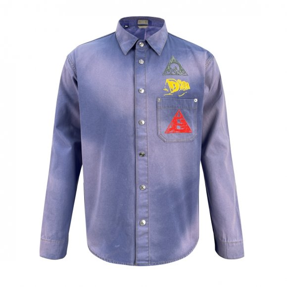 Dior - Мужская джинсовая рубашка C1_1406DI5 Dior - Мужская джинсовая рубашка C1_1406DI5