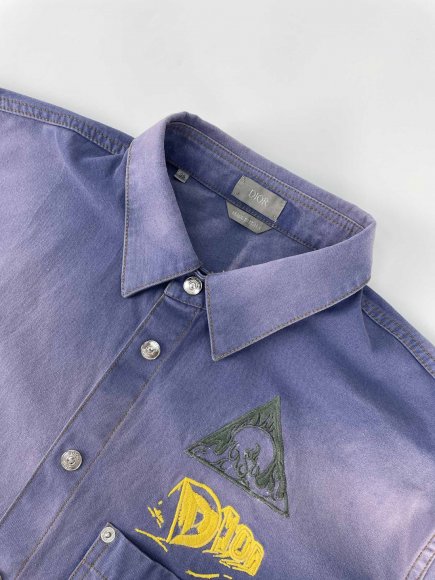 Dior - Мужская джинсовая рубашка C1_1406DI5 Dior - Мужская джинсовая рубашка C1_1406DI5