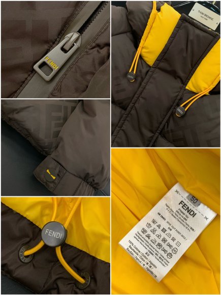 Fendi - Мужская куртка пуховик TI_0111FE10 Fendi - Мужская куртка пуховик TI_0111FE10