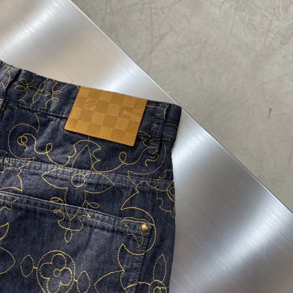 Louis Vuitton Arabesque - Мужские штаны джинсы TJ_2911LV7