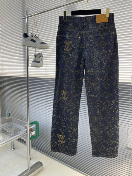 Louis Vuitton Arabesque - Мужские штаны джинсы TJ_2911LV7