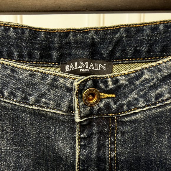 Balmain - Мужские штаны джинсы KN_3110BA5