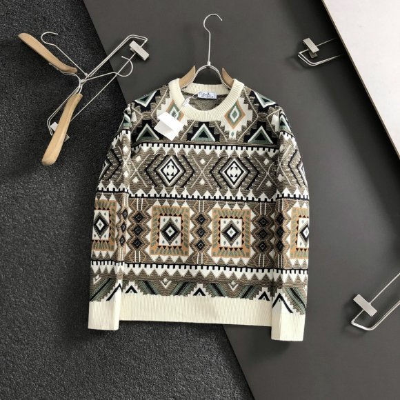 Hermes - Мужская утепленная кофта свитер DF_1511HE11 Hermes - Мужская утепленная кофта свитер DF_1511HE11