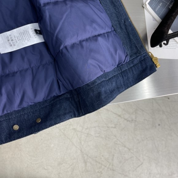 Gucci - Мужская джинсовая стеганая куртка TJ_2911GU10 Gucci - Мужская джинсовая стеганая куртка TJ_2911GU10