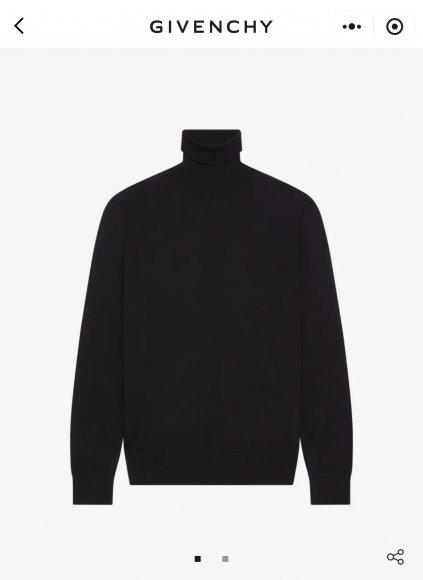 Givenchy - Мужская шерстяная кофта свитер водолазка DZ_1710GI8 Givenchy - Мужская шерстяная кофта свитер водолазка DZ_1710GI8