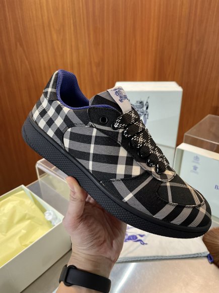 Burberry Check Terrace - Мужские кеды кроссовки RU_1408BU10 Burberry Check Terrace - Мужские кеды кроссовки RU_1408BU10