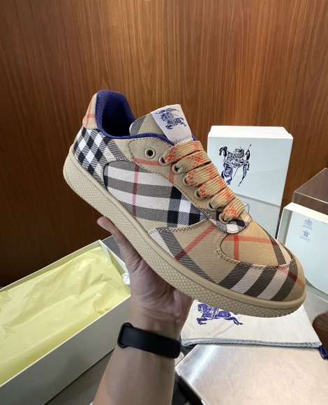 Burberry Check Terrace - Мужские кеды кроссовки RU_1408BU10 Burberry Check Terrace - Мужские кеды кроссовки RU_1408BU10