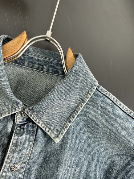 Chrome Hearts - Мужская джинсовая рубашка DZ_2808CH7 Chrome Hearts - Мужская джинсовая рубашка DZ_2808CH7