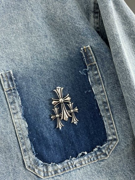 Chrome Hearts - Мужская джинсовая рубашка DZ_2808CH7