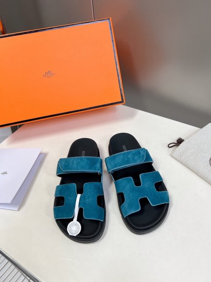 Hermes - Мужские шлепанцы сандали ST3_0306HE1