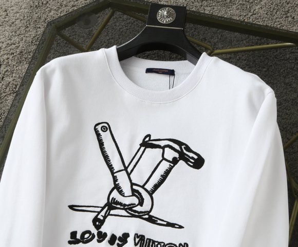 Louis Vuitton Doodles - Мужская кофта свитшот CF_0610LV3 Louis Vuitton Doodles - Мужская кофта свитшот CF_0610LV3