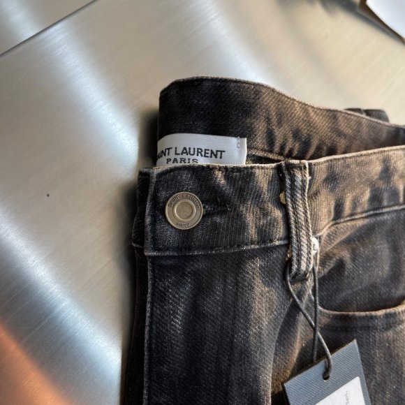 Saint Laurent - Мужские штаны джинсы AH_0701SL5 Saint Laurent - Мужские штаны джинсы AH_0701SL5