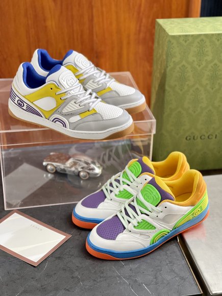 Gucci Basket Мужские кроссовки кеды R_1004GU4
