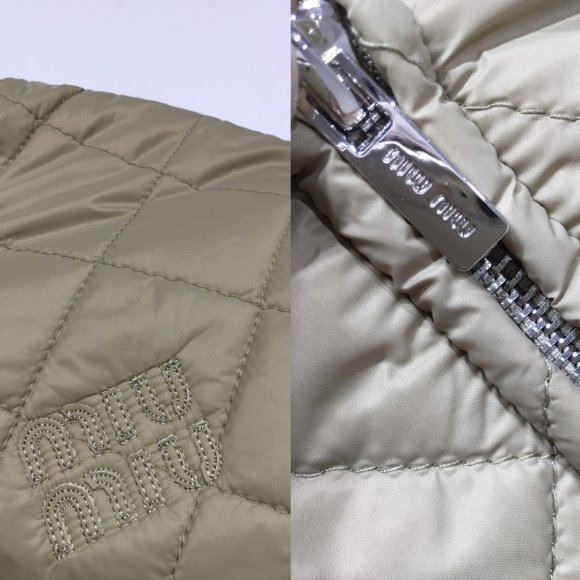 Miu Miu - Женская стеганая куртка ветровка YE_2309MM4